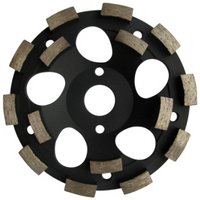 4307 Diamant-Schleifteller Kurzzahn Estrich 4307 Diamant-Schleiftopf Doppelreihig Kurzzahn Estrich