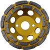 4607 Diamant-Schleifteller Doppelreihig Beton/Abrasiv Super Premium 4607 Diamant-Schleifteller Doppelreihig Beton/Abrasiv Super Premium