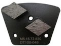 8506.15.73 Schleifsegment schwarz 8506.15.73 Schleifplatte für extrem harte Oberflächen