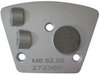 8506 PKD Schleifplatten mit M6-Anschluss